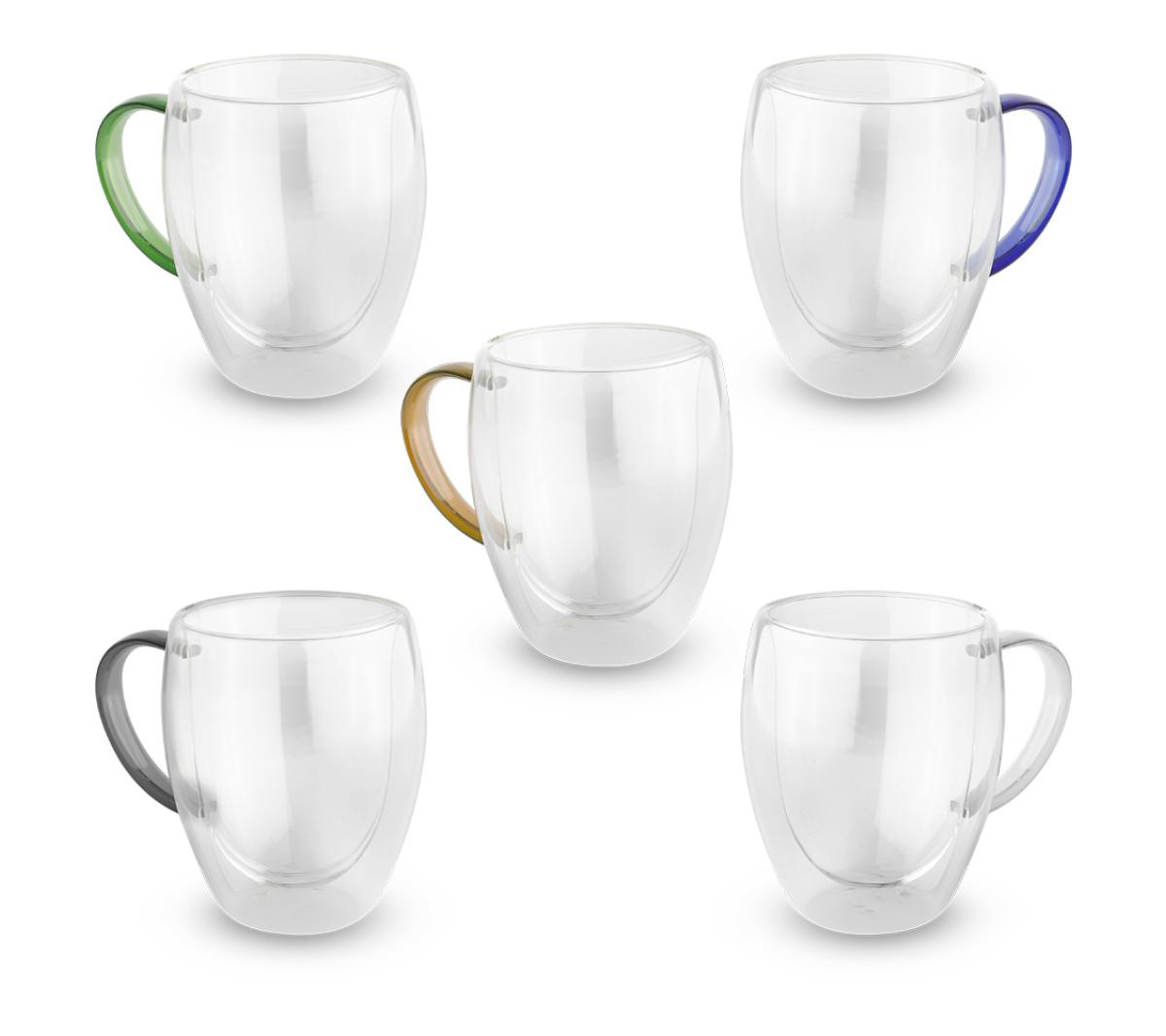 Cozinha e afins Canecas personalizadas Caneca de Vidro Borossilicato Personalizada – 350 ml