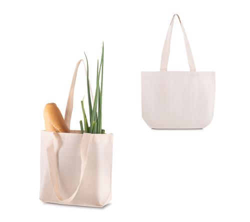 Sacola em Algodão personalizada - 120g/m² (23x32x10cm)
