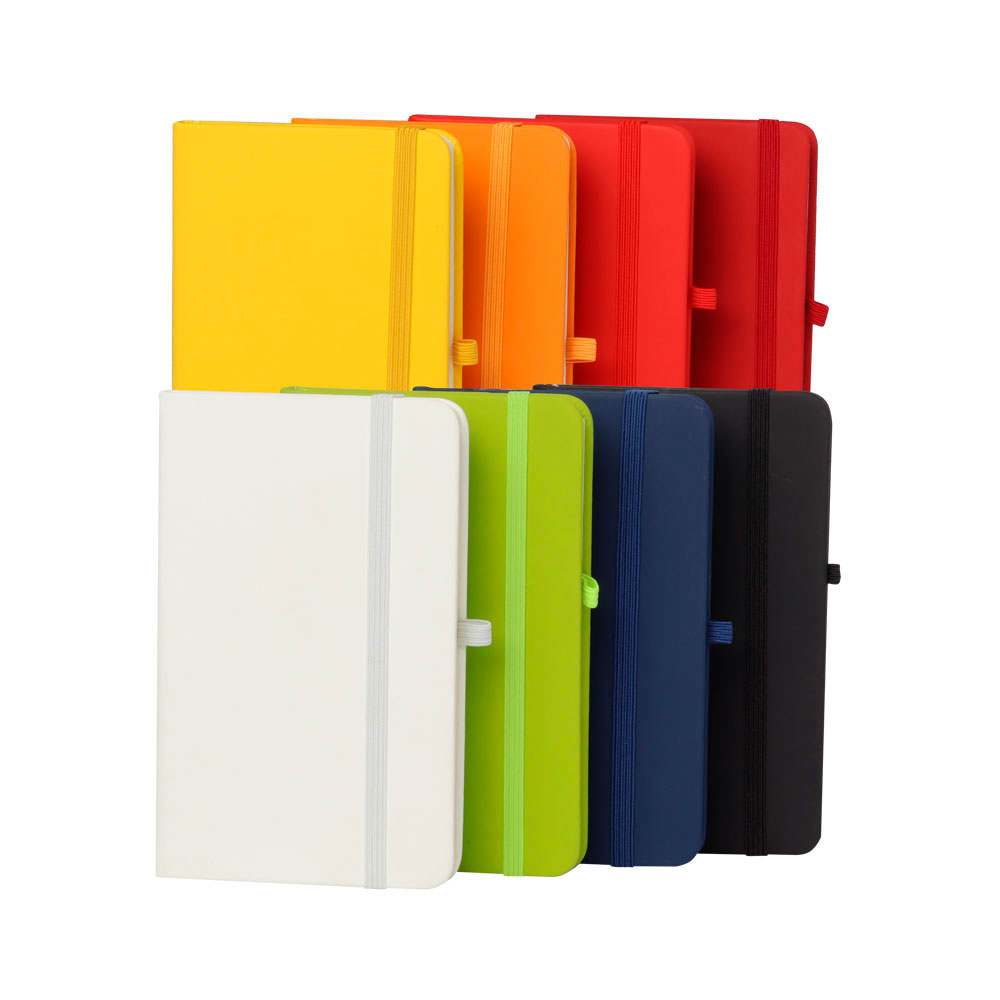   Bloco moleskine 9x14 cm folhas pautadas
