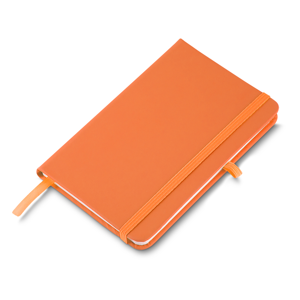 Bloco moleskine 9x14 cm folhas pautadas