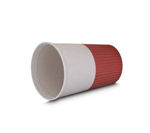 Copo plástico e fibra de trigo de 400ml