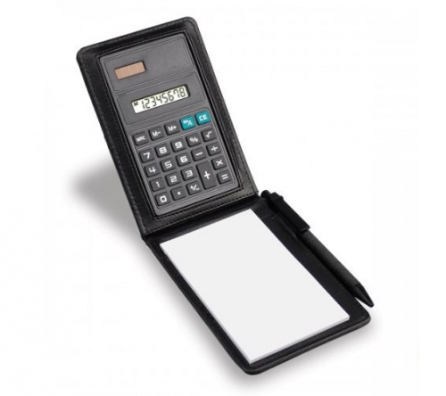 Calculadora solar com bloco de anotações - FLEC-02660