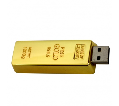 Pen drive barra de ouro personalizado - FBHF-00240