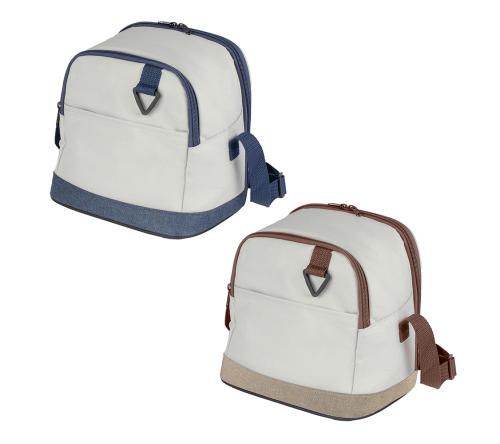 Bolsa Térmica em Poliéster 600D – Modelo com Alça Regulável e Duplo Acesso