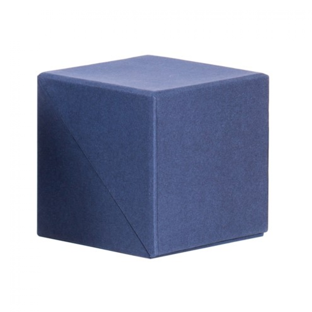 Mini Bloco de Notas em Formato de Cubo – Papelão Reciclado