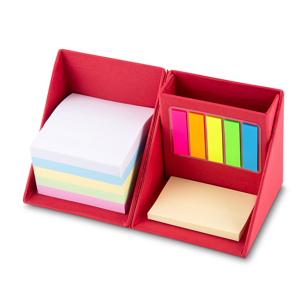Mini Bloco de Notas em Formato de Cubo – Papelão Reciclado