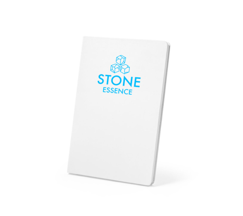 Bloco capa em papel pedra,  resistente à água, (120g/m²) 150 x 210 mm