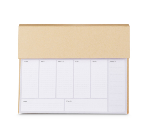 Bloco de Anotações com Planejamento Diário 20x25 cm