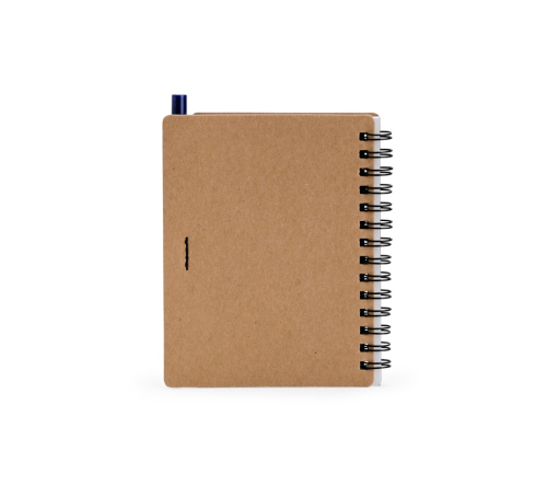 Bloco ecológico com caneta - 10x13 cm folhas pautadas