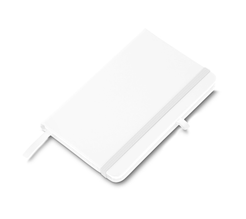 Bloco moleskine 14x21 cm folhas pautadas.