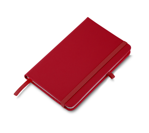 Bloco moleskine 14x21 cm folhas pautadas.