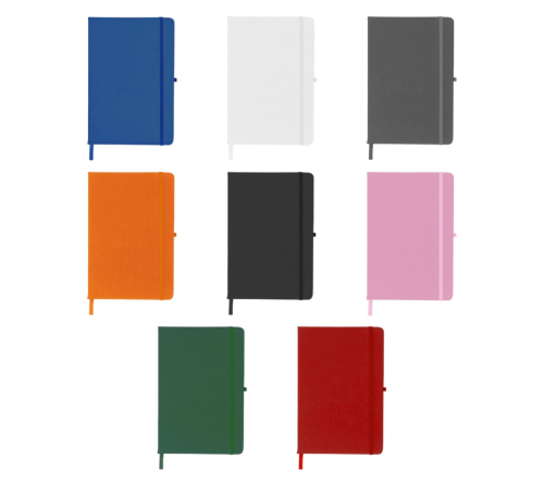 Bloco tipo moleskine 21x14 cm 80 folhas pautadas