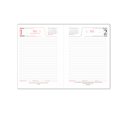 Brinde agenda personalizada