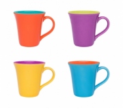   Brinde caneca de cerâmica personalizada Bicolor 330 ml FBCA-0035