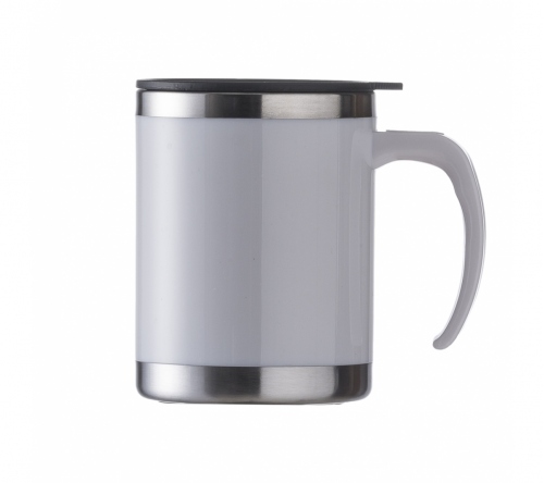 Brinde caneca metálica 400 ml personalizada