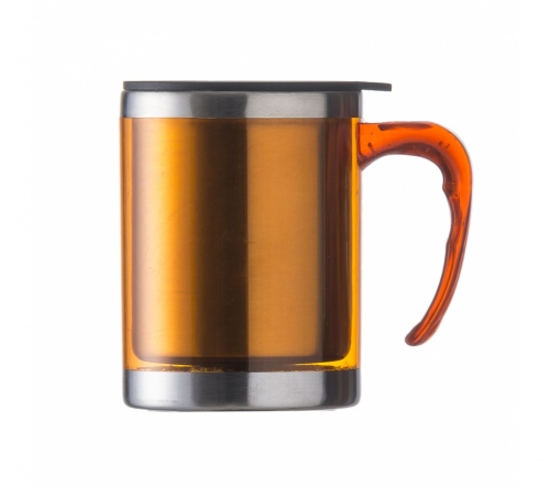 Brinde caneca metálica 400 ml personalizada