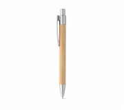   Brinde caneta  em bambu e plastico personalizada FBCP-91378