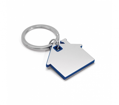 Brinde chaveiro em metal casa ABS personalizado