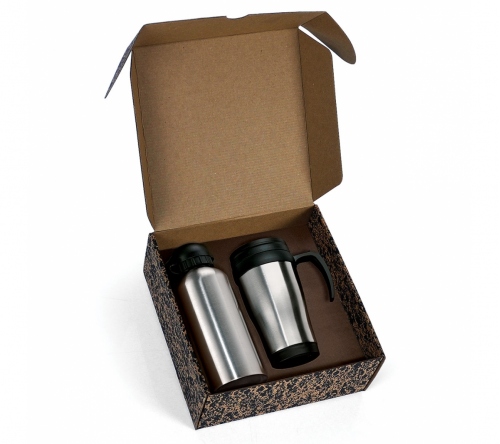 Brinde conjunto de squeeze e caneca personalizados - FBCJ-41601