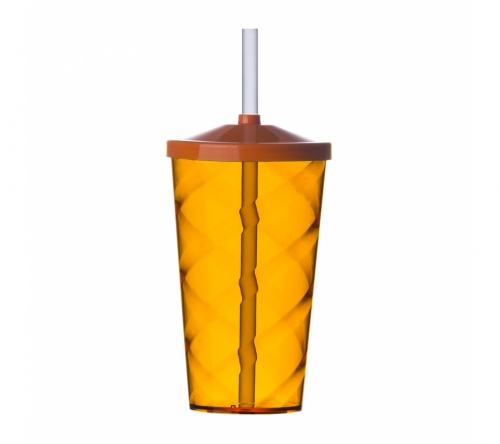 Brinde copo com canudo personalizado - FBCO-13380