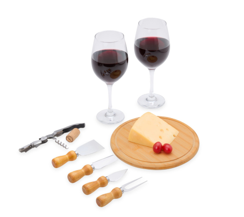 Brinde kit queijo 8 peças personalizado