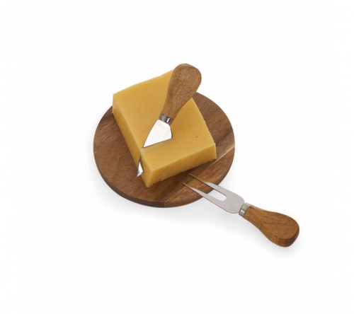 Brinde kit queijo personalizado 03 peças - FBKQ-00269