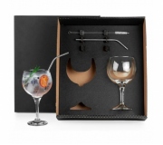   Brinde kit taça para gin personalizado FBTP-90154