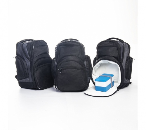 Brinde mochila com compartimento térmico personalizada - FBMP-00205