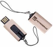   Pen drive de madeira, retrátil personalizado FBPD-00245