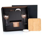   Kit vinho e petisco personalizado