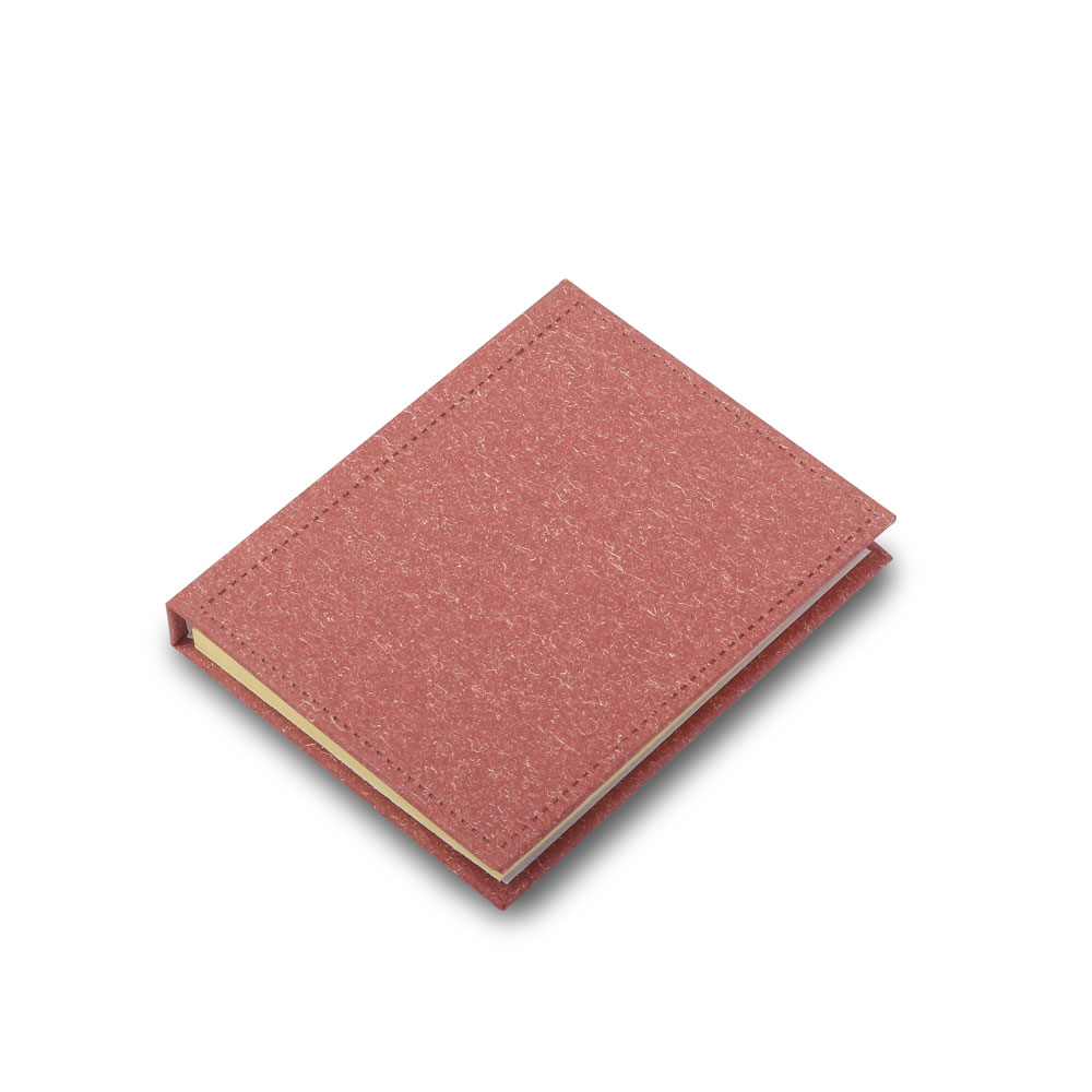 Bloco capa dura, 50 folhas sem pauta 10,5 x 8 cm