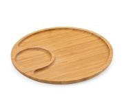    Petisqueira Redonda de Bambu 32 cm 