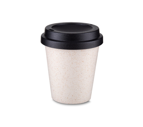 Copo Fibra de Arroz C/ Tampa 350ml