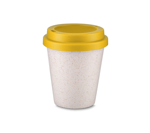 Copo Fibra de Arroz C/ Tampa 350ml