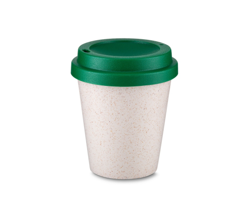 Copo Fibra de Arroz C/ Tampa 350ml
