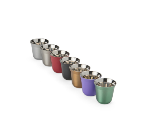 Copo isotérmico parede dupla Inox 80ml