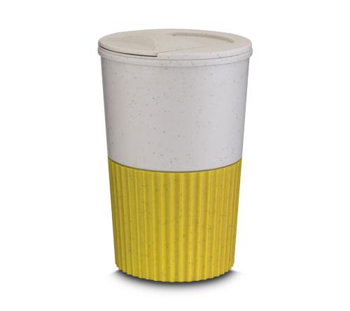 Copo plástico e fibra de trigo de 400ml