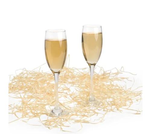 Jogo de Taças de Vidro para Champagne 190 Ml - 2 Pçs