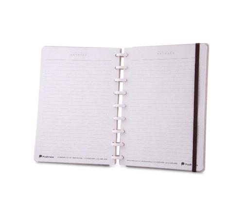 Caderno capa dura 80 folhas pautadas