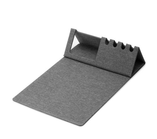 Mouse Pad RPET com Porta-Objetos