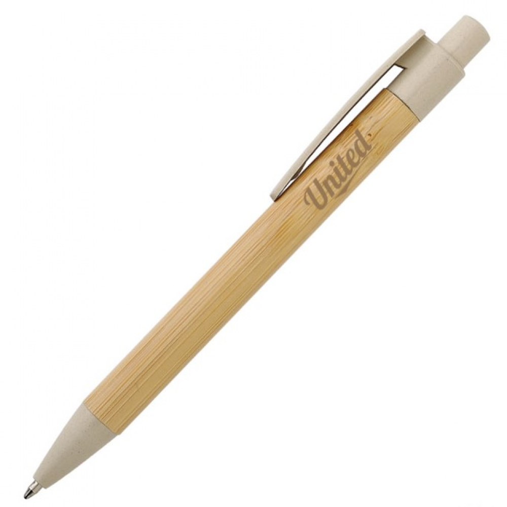 Brinde Caneta Bambu personalizada