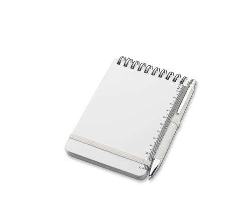 Bloco mini , capa em PP , 60 folhas pautadas. 14,7 x 9 cm