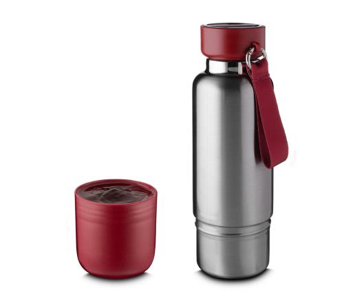 Garrafa Térmica em Inox – 500ml com Copo Adicional