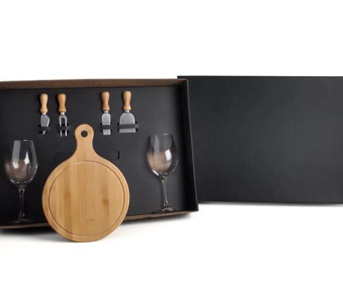 Kit Queijo e Vinho - 7 Pçs