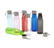   Garrafa squeeze Plástica C/ Tampa Metal 600ml