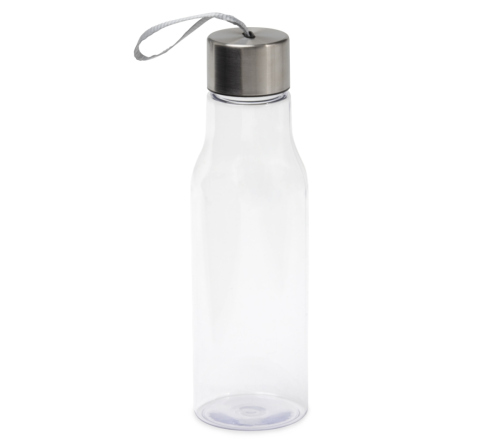 Garrafa squeeze Plástica C/ Tampa Metal 600ml