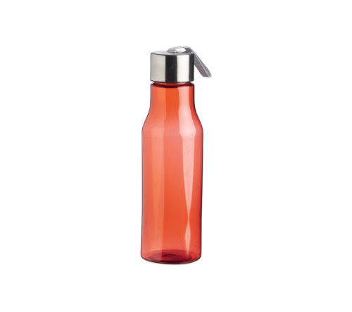 Garrafa squeeze Plástica C/ Tampa Metal 600ml