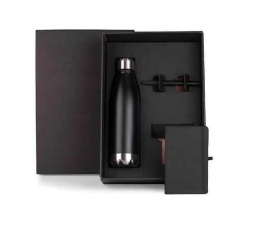  Kit Caderno e Acessórios - 3 Pçs
