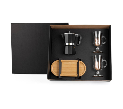 Kit para Café com Cafeteira Italiana 4 Pçs