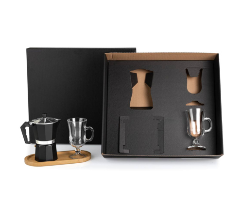 Kit para Café com Cafeteira Italiana 4 Pçs